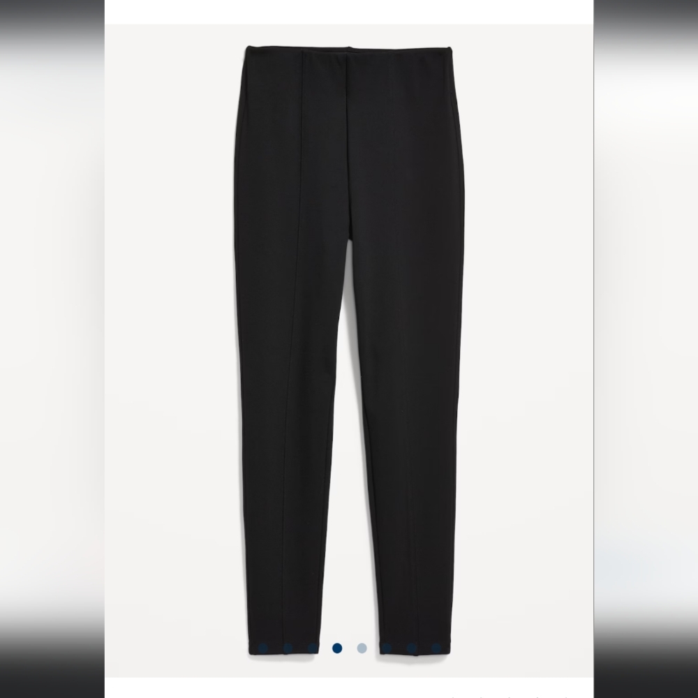 New! Women's Black Old Navy Ponte Skinny Extra High Rise Pants-Size XL- NWT